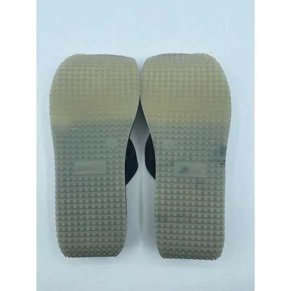 Y2K Vintage Lower East Side Women's Flip Flop Platform Sandals - BLACK, Size 8.5 - Picture 10 of 13